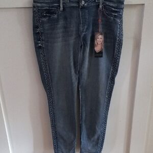 Laurie Felt Blue Skinny Jeans